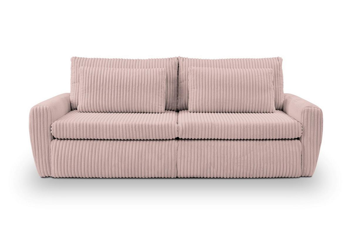 Canapea Extensibila Mevi Rosa B: 240 Cm - Rosa, MODERN (240/72-90/120cm) - Premium Living