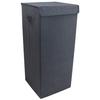 Wäschekorb Dreso L Anthrazit 30x70x30 cm - Anthrazit, MODERN, Textil (30/70/30cm) - MID.YOU