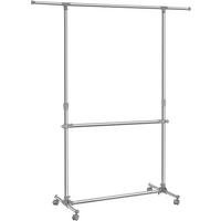 Kleiderwagen Eschefarben B: 93 Cm - Eschefarben, Basics, Kunststoff/Metall (93/113-198/49cm)
