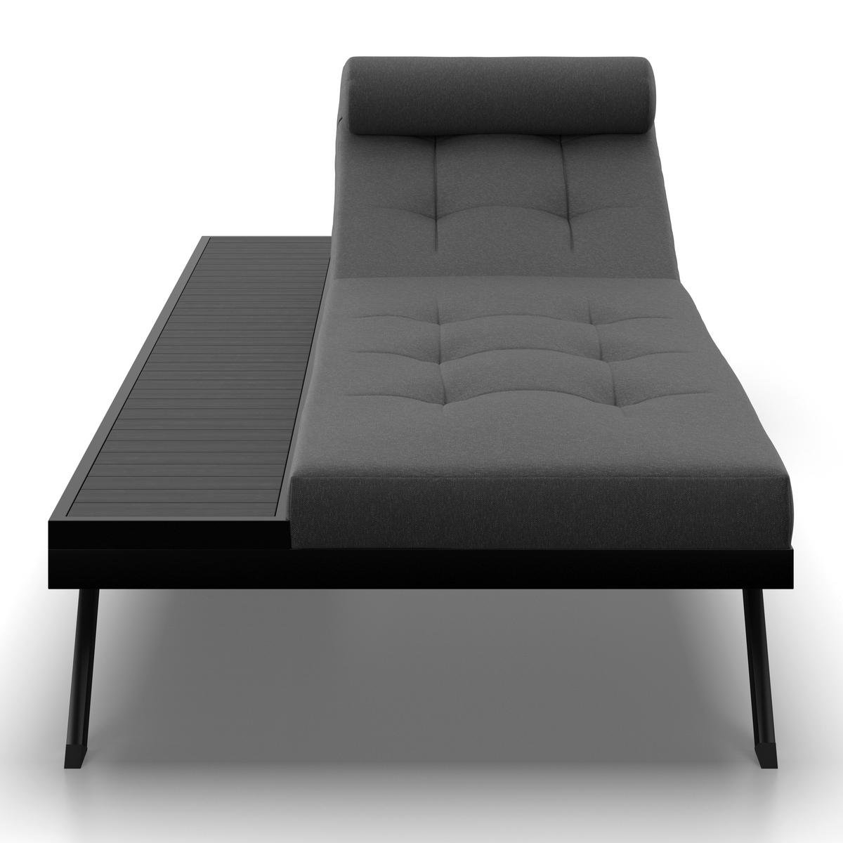 ZAHRADNÍ LEHÁTKO AVOLINA - šedá, Moderní, kov/textil (199/30/86cm) - Bessagi Garden