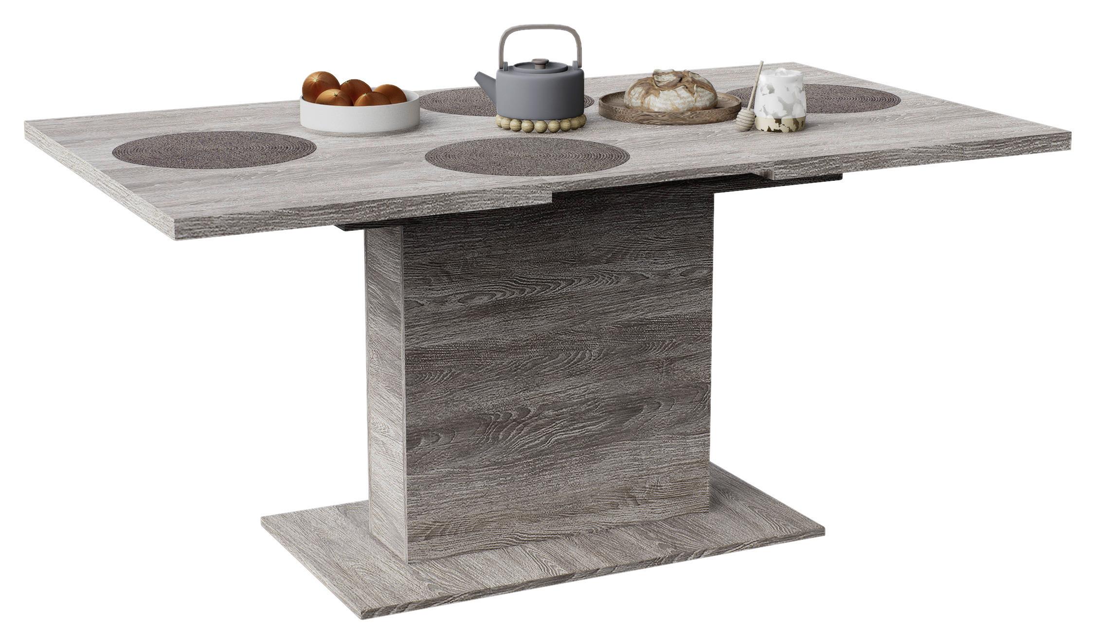 Kihúzható Étkezőasztal Corina 2 - Modern, faalapú anyag (160-200/75,9/90cm)