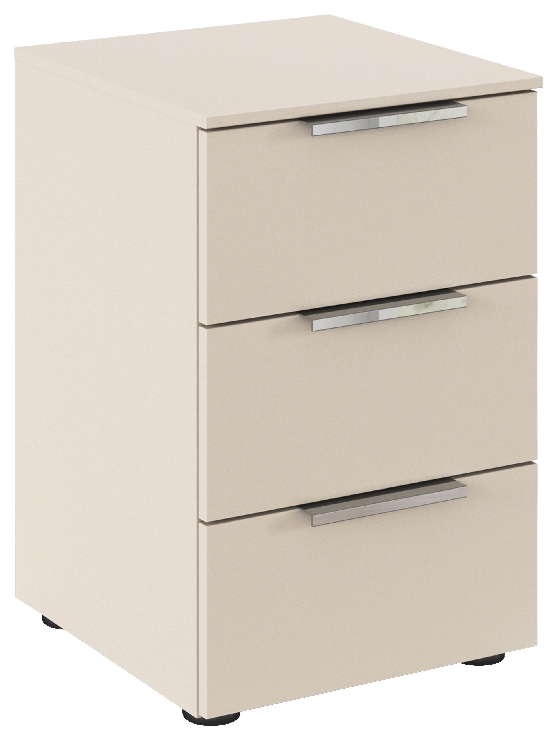 Nachtkästchen Flipp Champagner B: 40 cm - Champagner/Silberfarben, MODERN, Holzwerkstoff (40/61/42cm) - Rauch Möbel