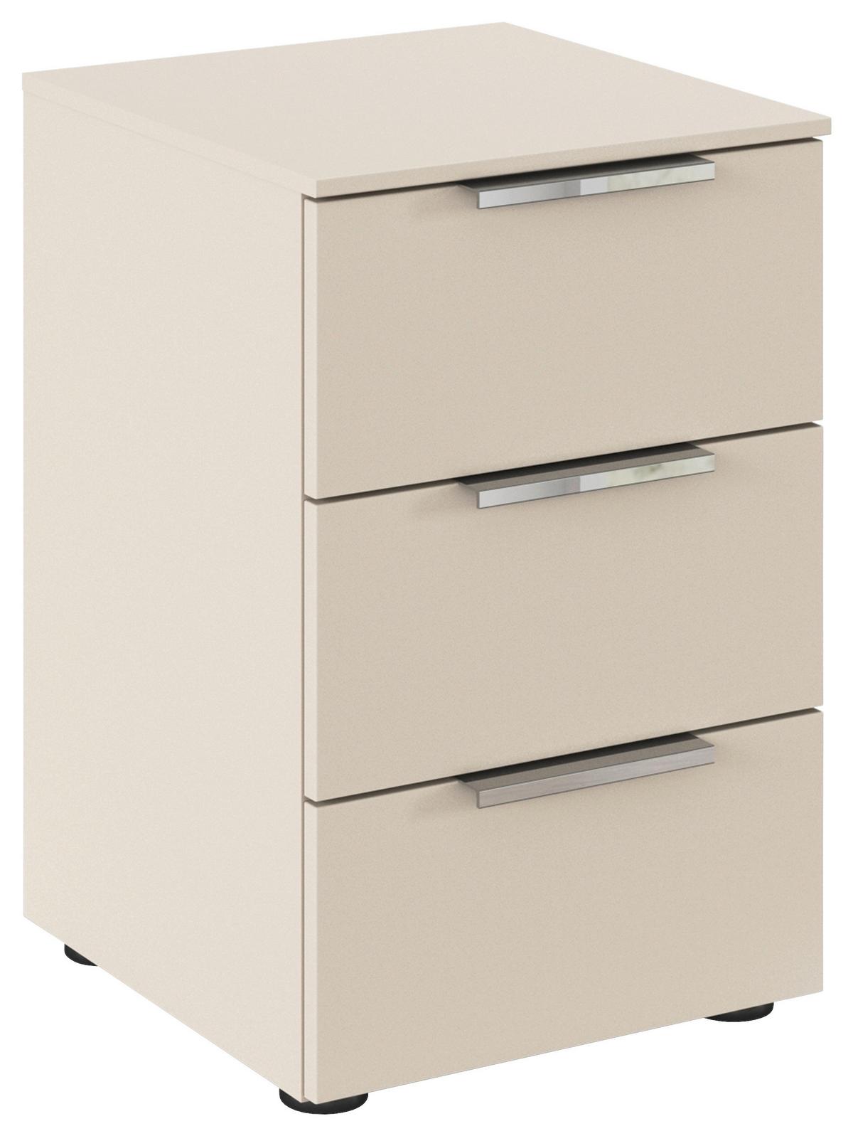 Nachtkästchen Flipp Champagner B: 40 Cm - Champagner/Silberfarben, MODERN, Holzwerkstoff (40/61/42cm) - Rauch Möbel