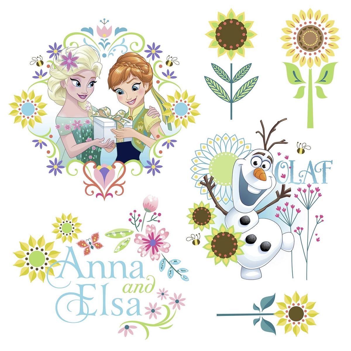 Fensterbild Frozen - Multicolor, LIFESTYLE, Kunststoff (31/31cm)