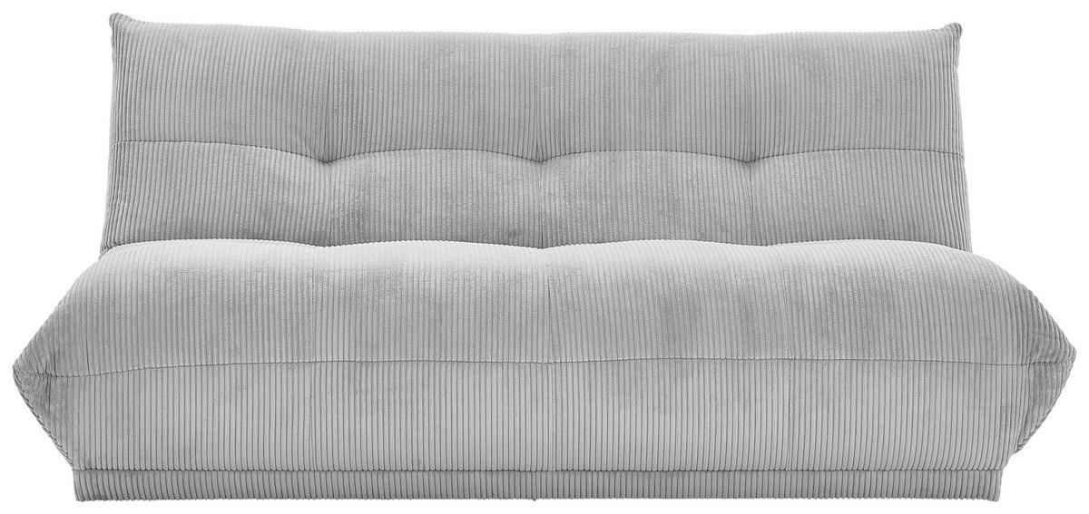 Modul Sofa Giselle 4er Sofa B: 180 cm Cord Grau - Grau, Trend, Textil (180/80/112cm) - Livetastic