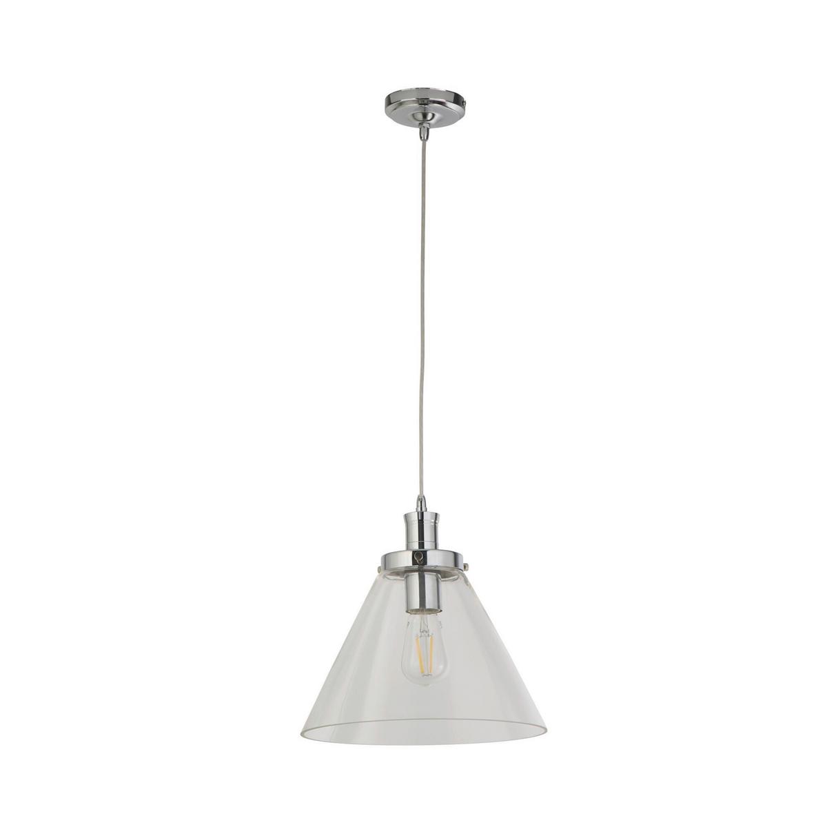 Hängeleuchte 3228cc Pyramid  Pendant - Klar, Basics, Glas/Metall (29/28/29cm)