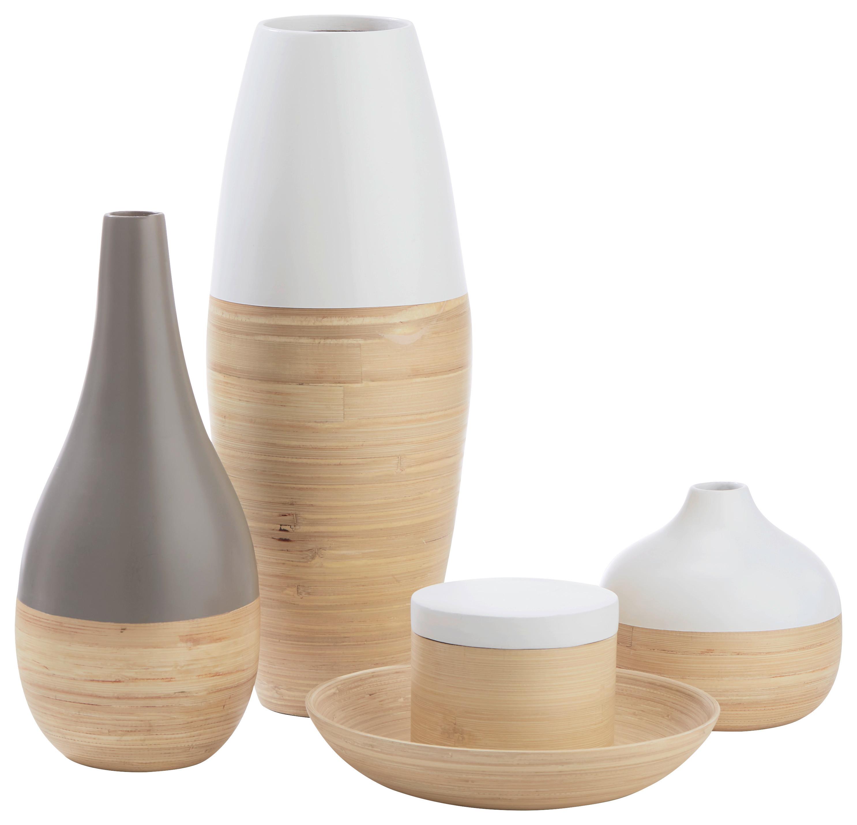 Dekoračná Miska Timba - prírodné farby, prírodné materiály (28/6cm) - Zandiara
