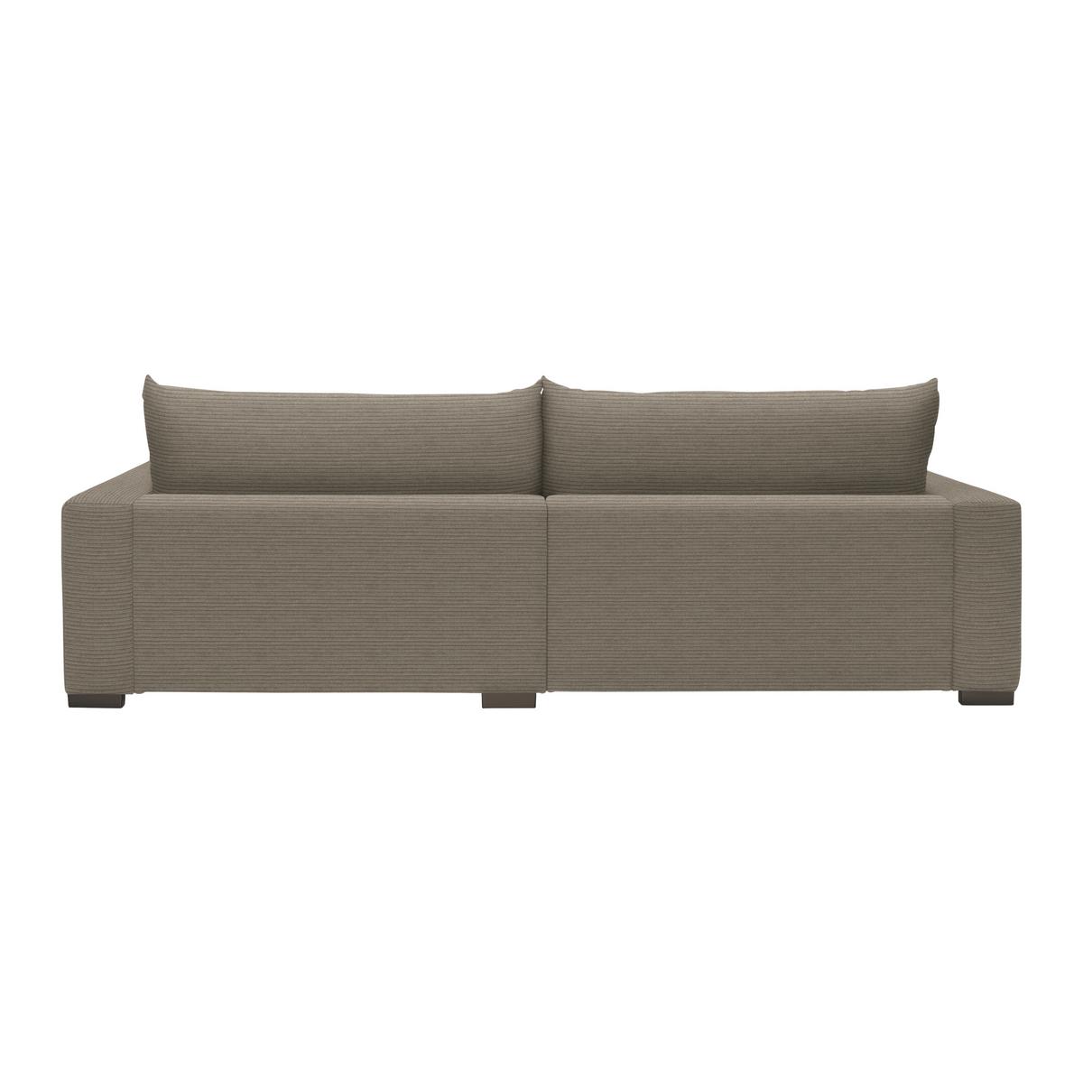 Mega pohovka PEDRO 1200, sivohnedý menčester - sivohnedá, Modern, kov/drevo (261/83/124cm) - Mömax