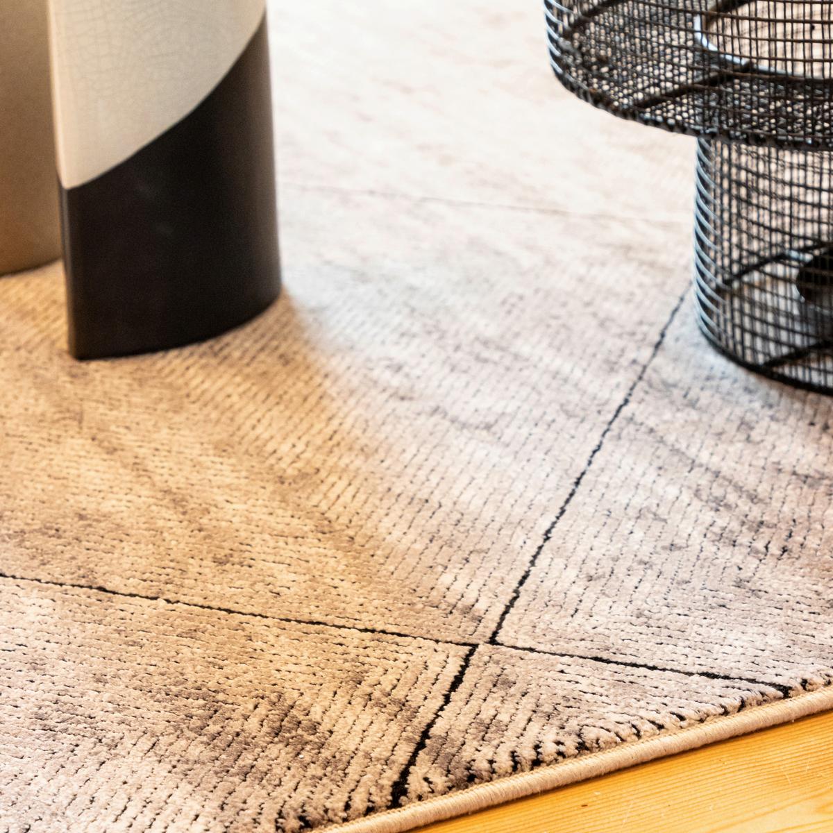 Webteppich My Eden Of Obsession - Schwarz/Grau, Design, Textil (120/170cm) - Obsession
