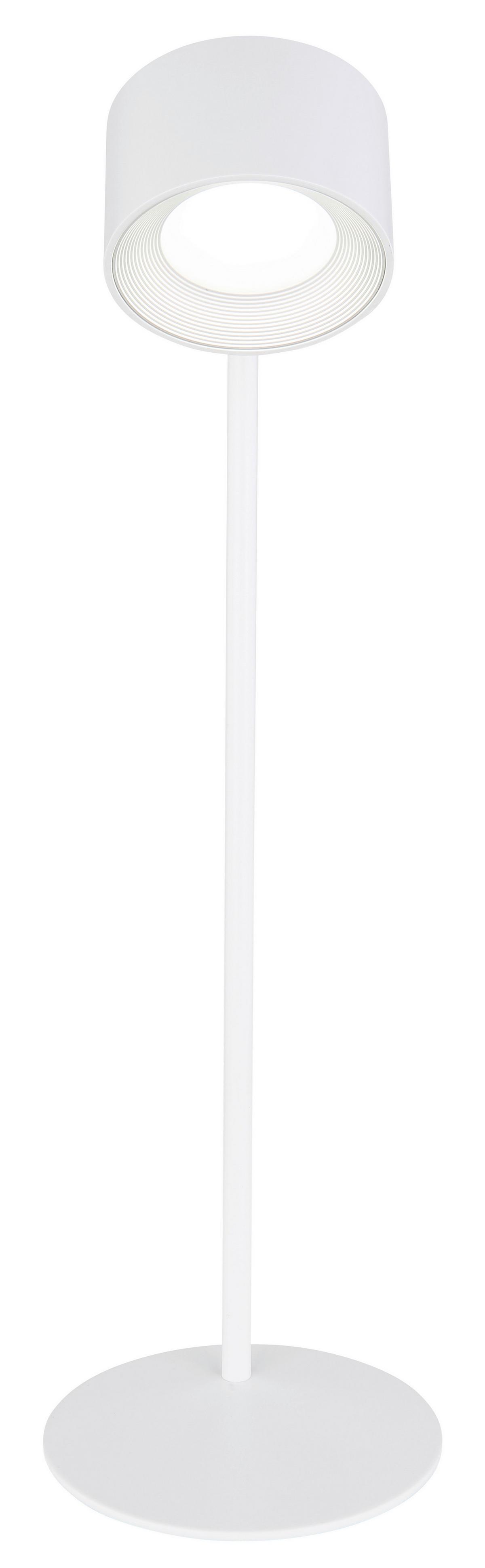 Akku-tischleuchte 58436w - Weiß, KONVENTIONELL, Kunststoff/Metall (13/12/35cm) - Globo