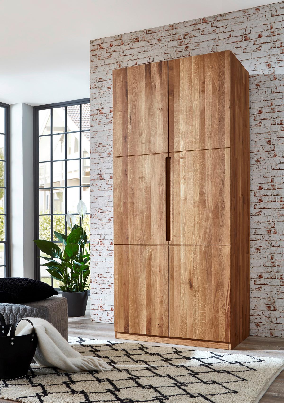 Drehtürenschrank Joja, Wildeiche B: 102 Cm - Wildeiche, MODERN, Holz (102/223/62cm) - MID.YOU