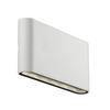 Außenwandleuchte Weiß L: 17,5 Cm - Weiß, Design, Metall (17,5/3/9cm) - Nordlux