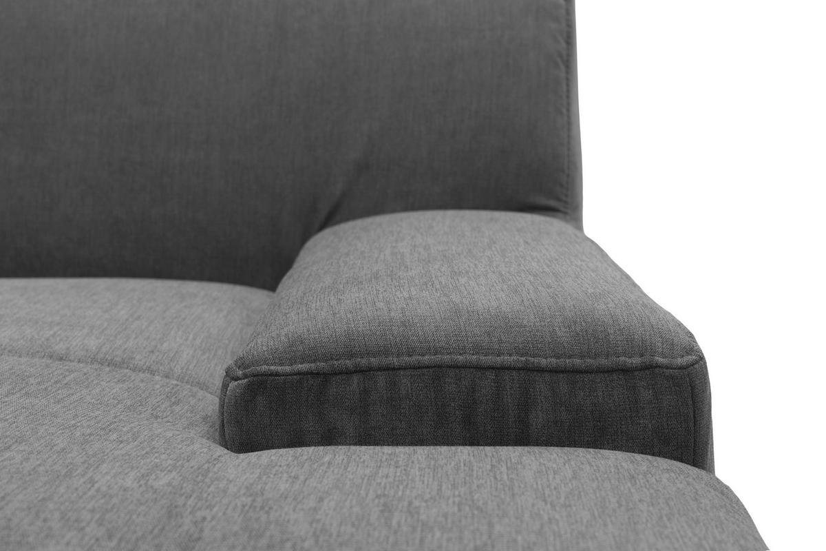 Wohnlandschaft Norma Anthrazit Webstoff - Wengefarben/Anthrazit, Design, Textil (212/328/153cm) - MID.YOU