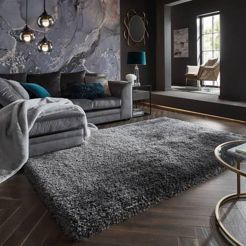 Shaddy Pearl Teppich Grau 160x230 - Grau, Basics, Textil (160/230cm)