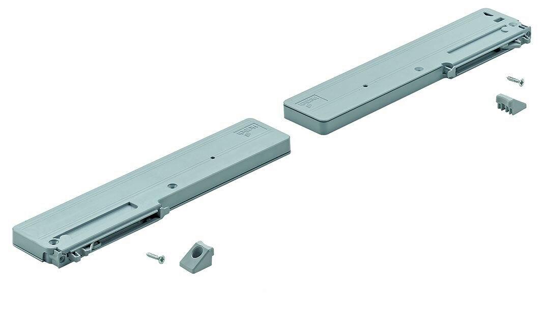 TLMIČ DVERÍ SILENT SYSTEM - sivá, Basics, plast (6,7/27cm)