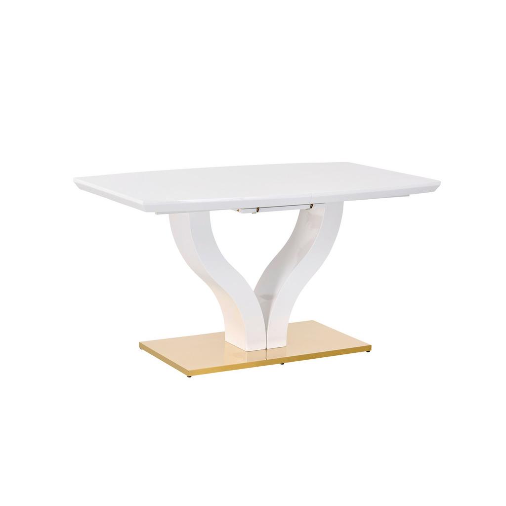 Esstisch Ausziehbar Jade 140-180x76x90 Cm Weiß