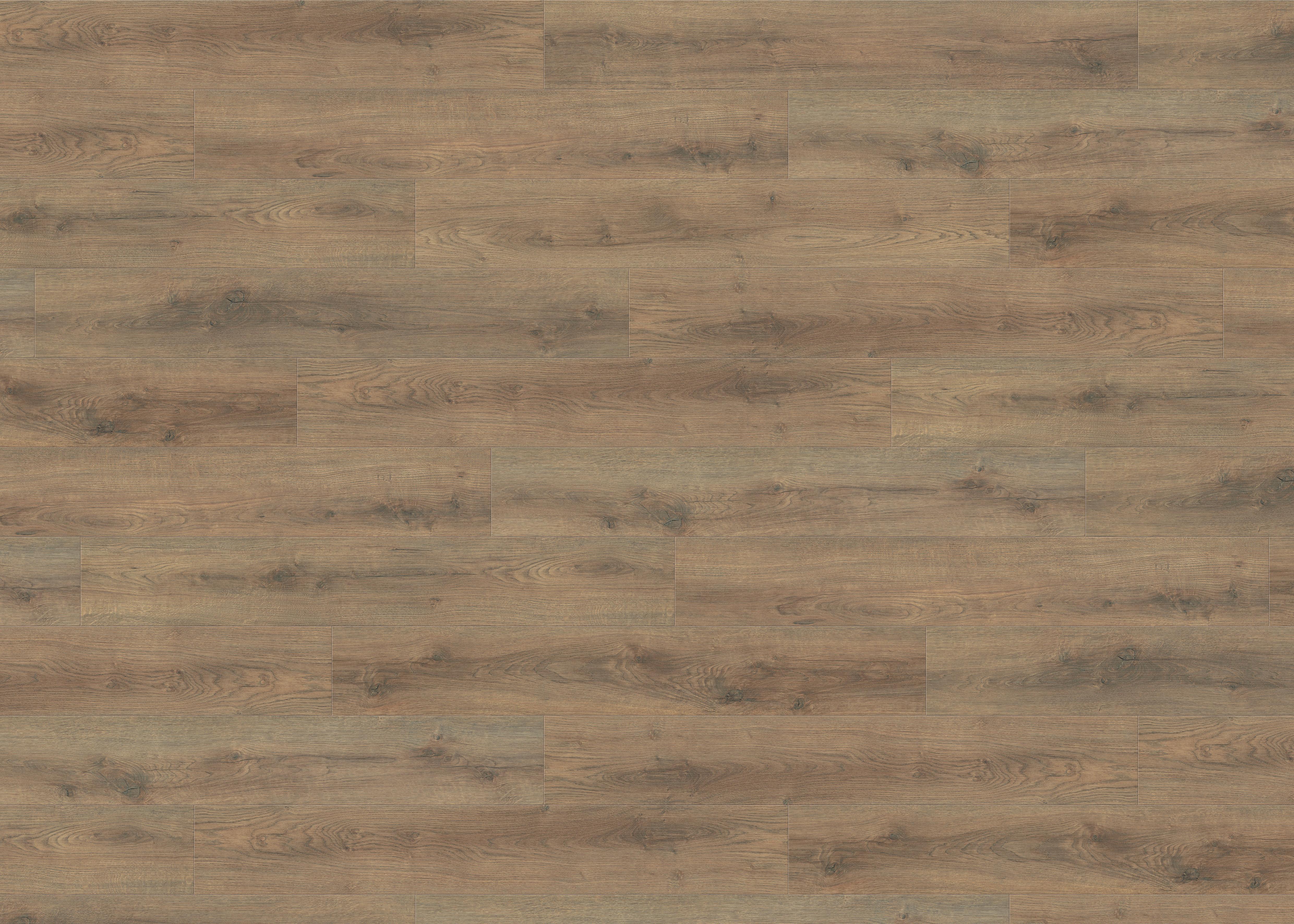 Laminatboden La Eiche Scarpa Ger. Str. Matt - Mokka, Basics, Holzwerkstoff (19.3/128.2cm) - Living by HARO