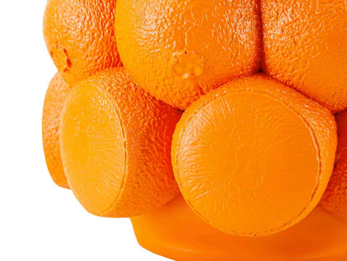 Vase Orange B: 19 Cm - Orange, Basics, Kunststoff (19/28/19  cm)