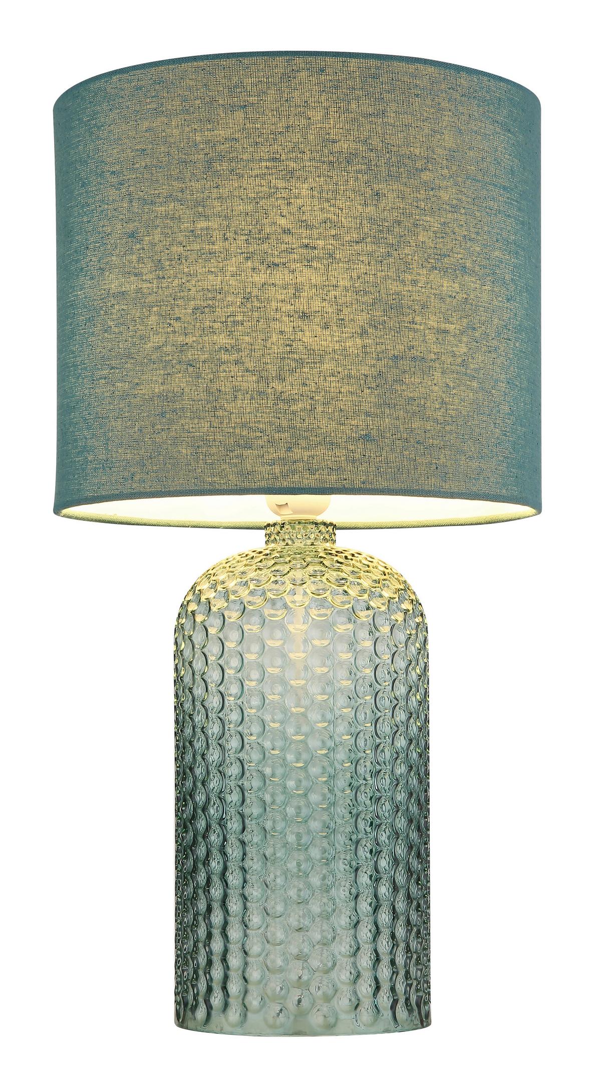 Tischleuchte 21735bg - Hellgrün, LIFESTYLE, Glas/Textil (26,5/50cm)