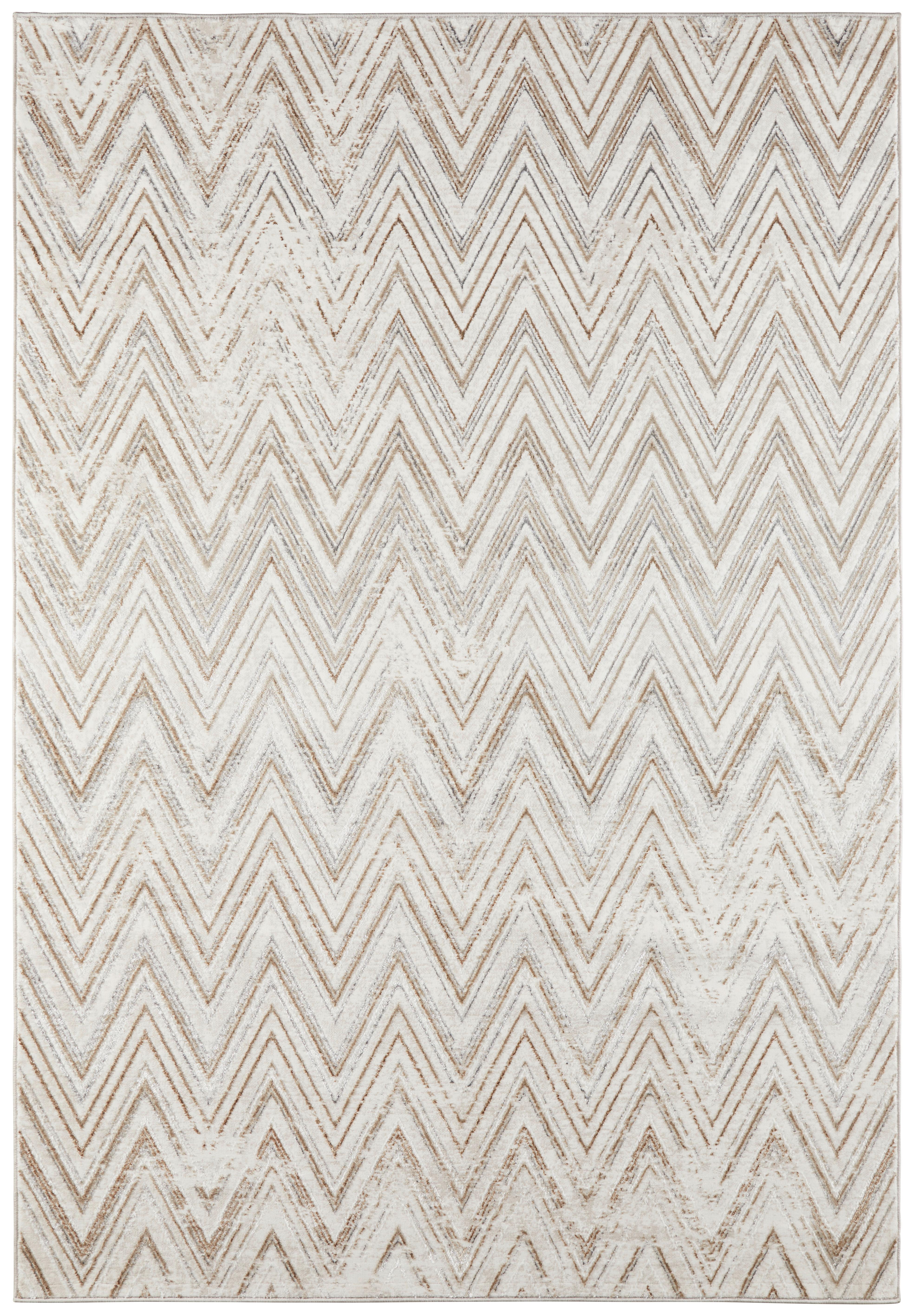 WEBTEPPICH ANGULA - Creme, ROMANTIK / LANDHAUS, Textil (120/170cm) - James Wood