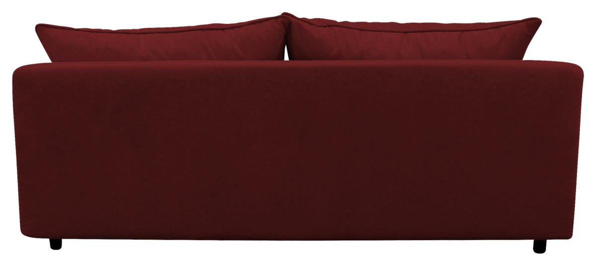 Schlafsofa Zoom Bordeaux B: 200 cm - Bordeaux/Goldfarben, Design, Textil (200/90/97cm) - MID.YOU