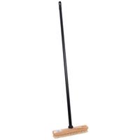 Zimmerbesen mit Metallstiel B: 27 cm Kunststoff-Borsten - Grün, KONVENTIONELL, Kunststoff/Metall (120cm) - Ondega