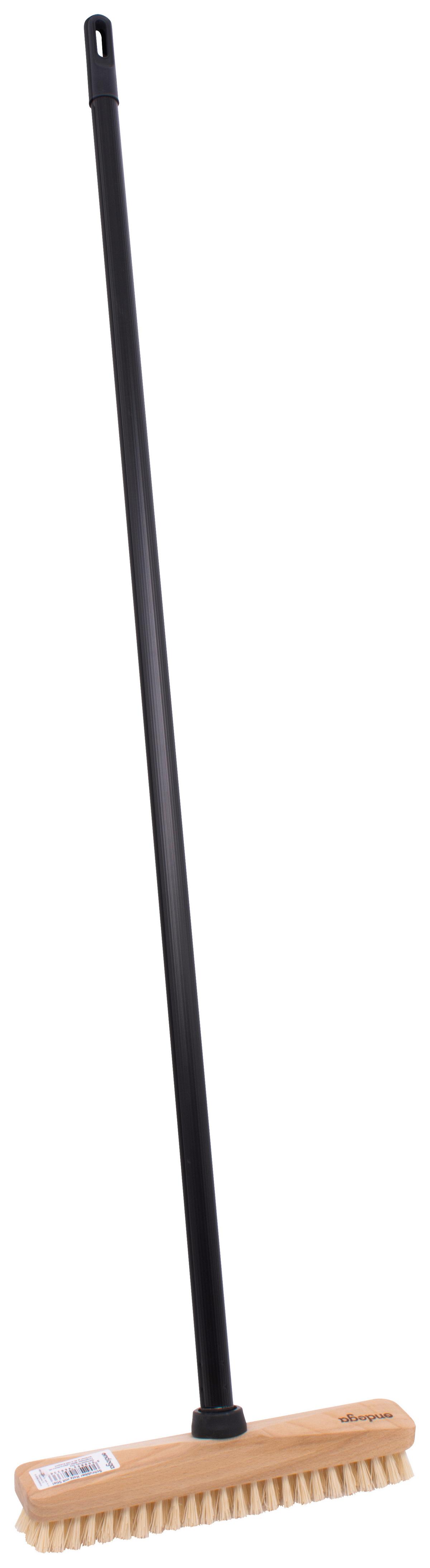 Zimmerbesen mit Metallstiel B: 27 cm Kunststoff-Borsten - Grün, KONVENTIONELL, Kunststoff/Metall (120cm) - Ondega