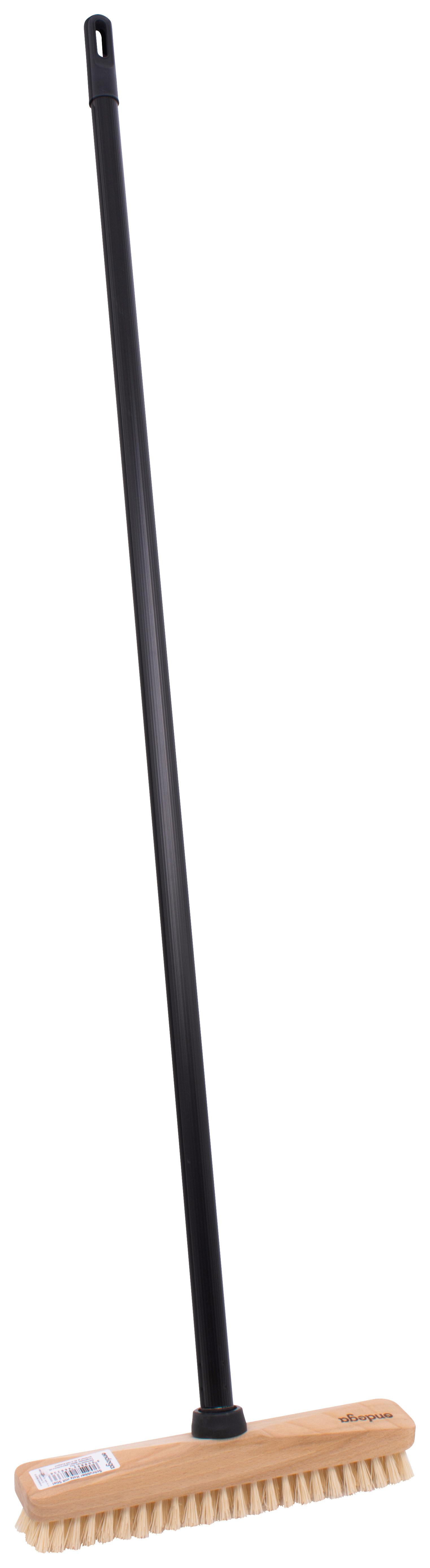Zimmerbesen mit Metallstiel B: 27 cm Kunststoff-Borsten