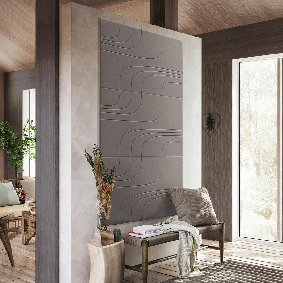 Akustický panel MILLA - mokka, textil (60/90cm) - Mömax