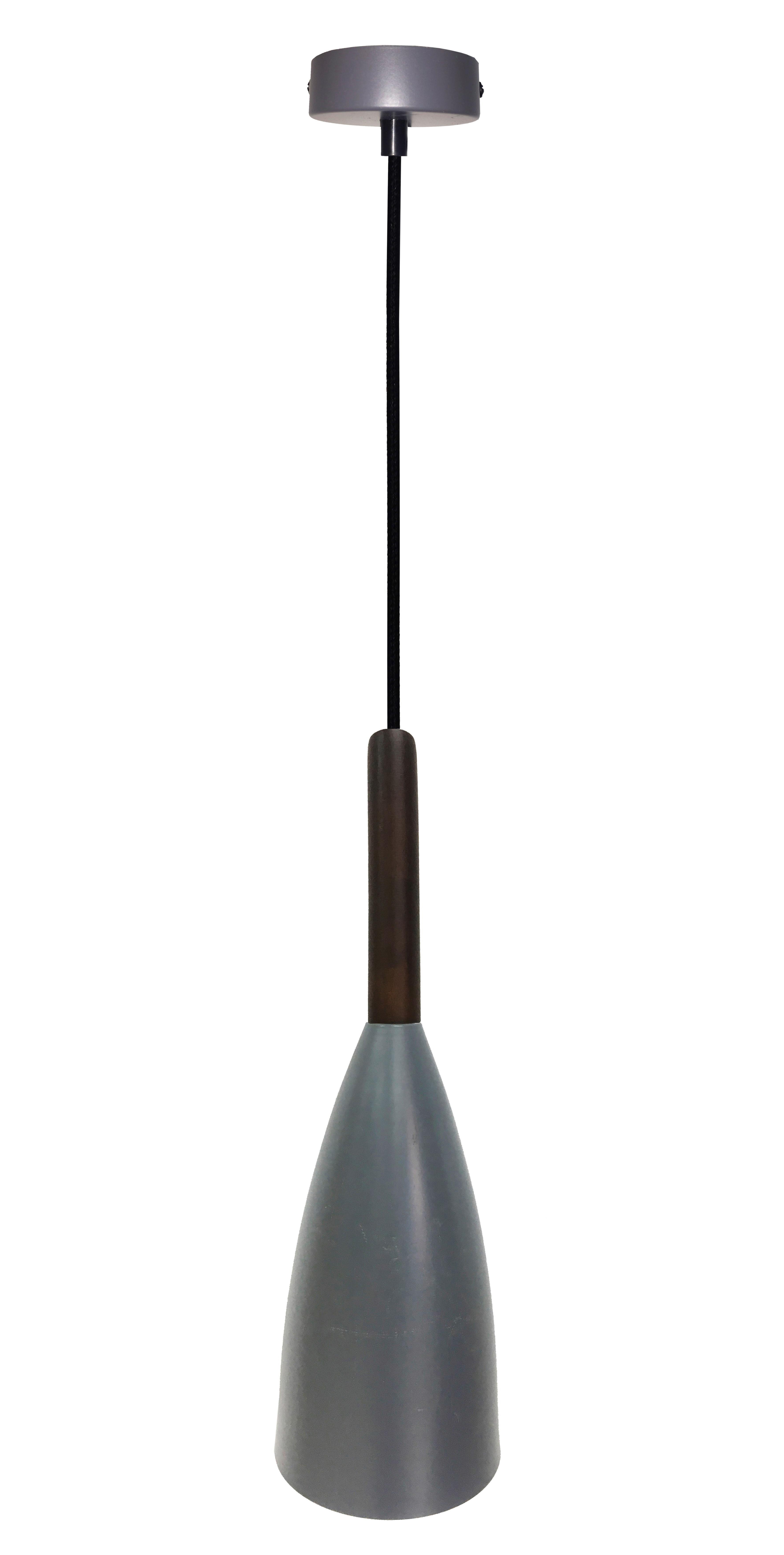 HÄNGELEUCHTE 50101262 - Grau, Basics, Metall (12/33/90cm)