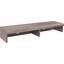 Tv - Rátét Avensis - bronz szín, modern, fa (120/18/30cm) - LUCA BESSONI