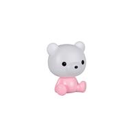 LED-Tischleuchte Cutie Weiß Pink B: 19 cm - Pink/Weiß, LIFESTYLE, Kunststoff (21/19/25,5cm)