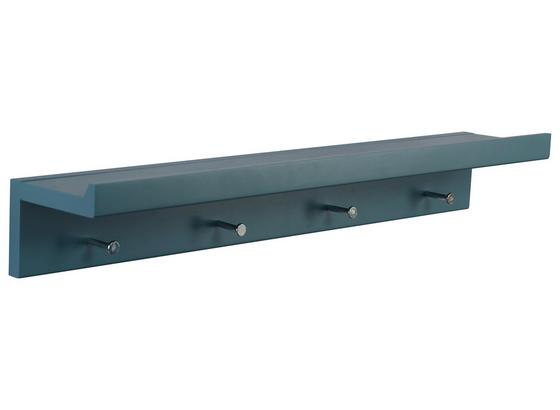 Hakenleiste Martina - Blau, MODERN, Holzwerkstoff/Metall (60/10/11,3cm) Hakenleiste Martina - Blau, MODERN, Holzwerkstoff/Metall (60/10/11,3cm)