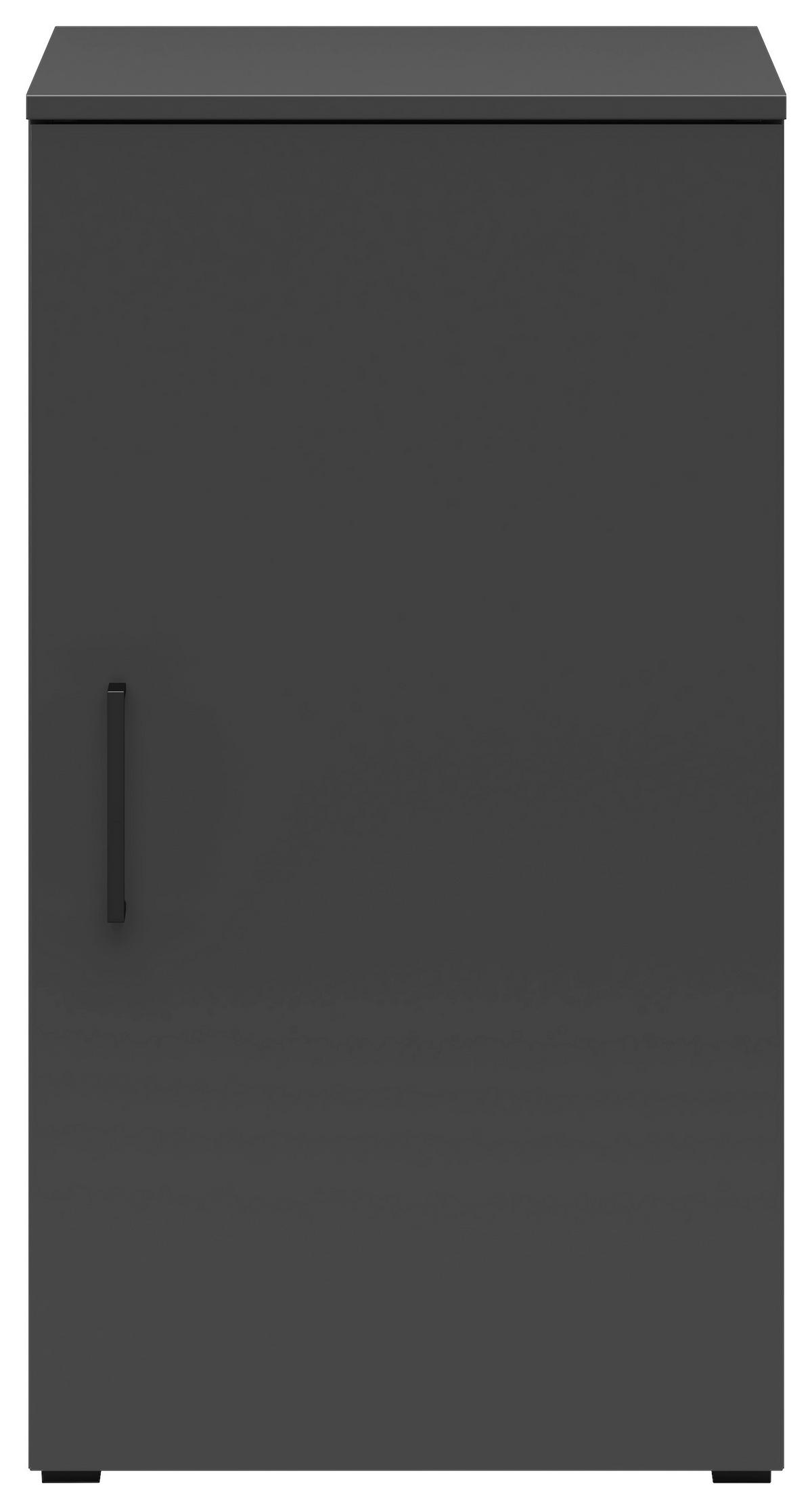 Komoda MULTISTAURAUM š: 45 cm - čierna/grafitová, Modern, kompozitné drevo/plast (45/83/40cm)