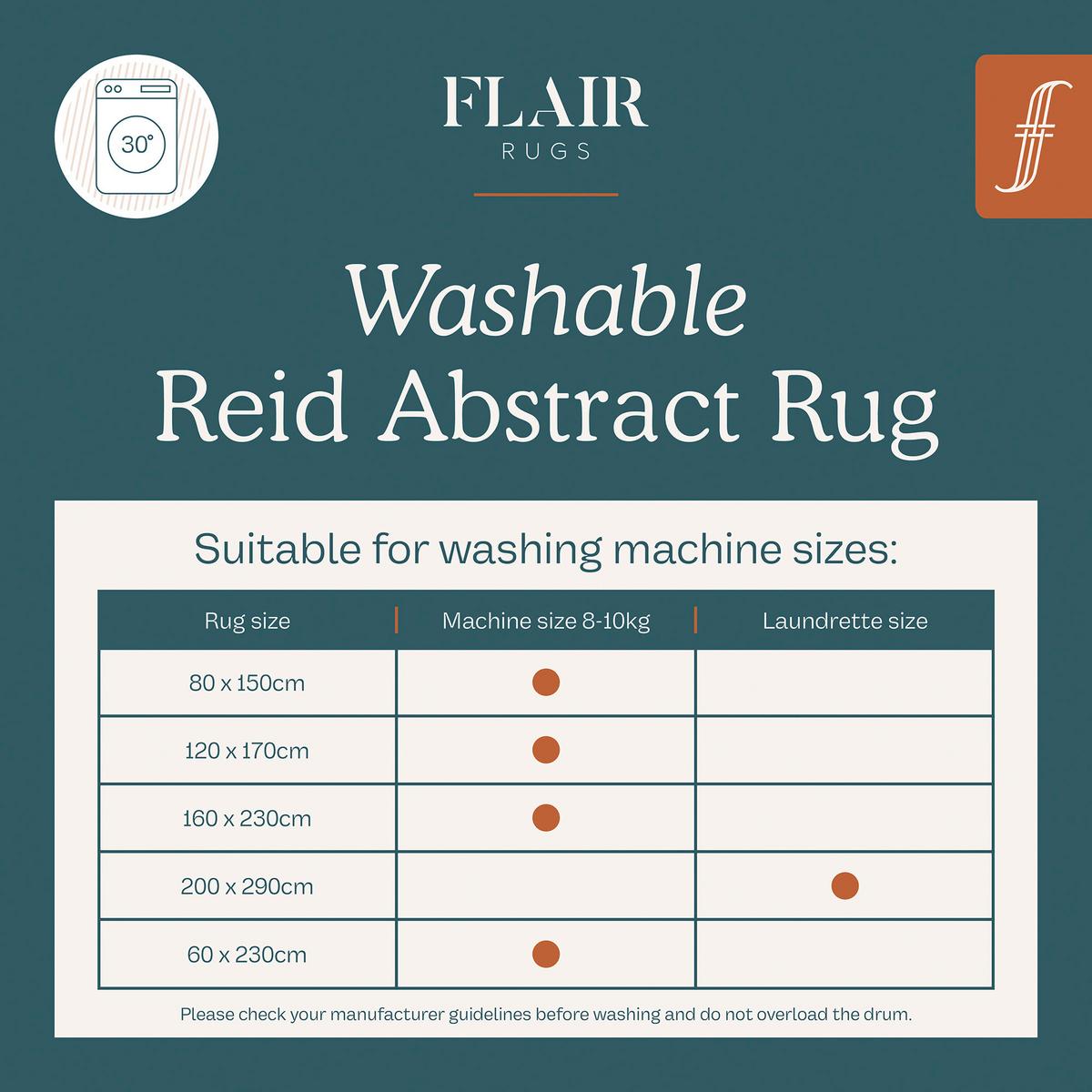 Flachwebteppich Reid Abstract Multi 80x150 - Multicolor, Basics, Textil (80/150cm)