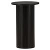 Beistelltisch Bianca - Schwarz, Design, Holzwerkstoff (40/40/65cm) - Livetastic