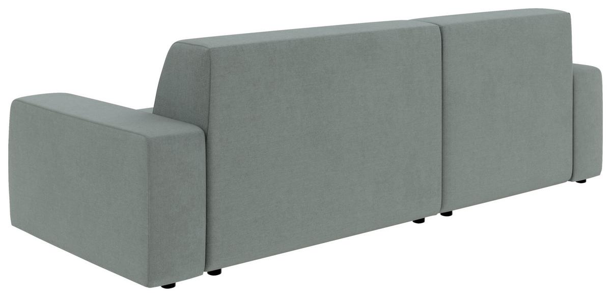 Ecksofa Wien, Grau S: 162x246 Cm - Schwarz/Grau, MODERN, Textil (162/246cm) - Trendmanufaktur