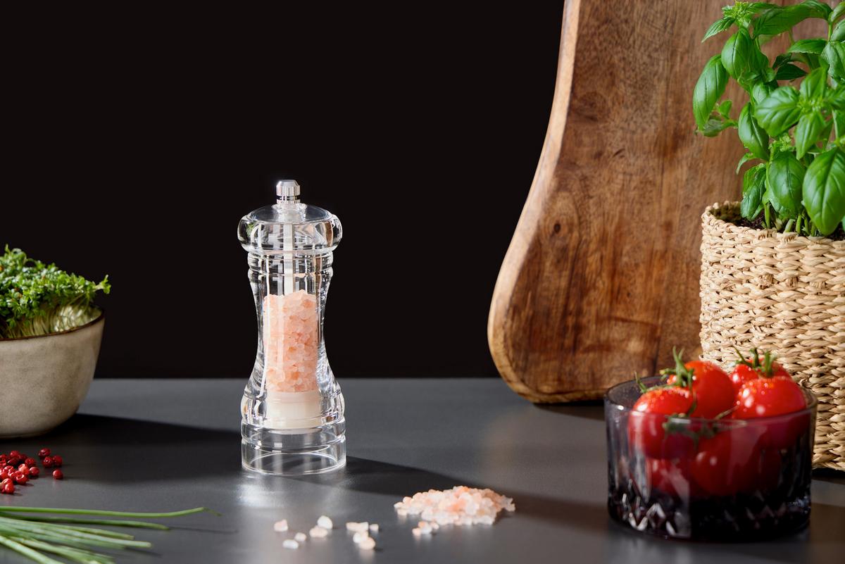 Gewürzmühle Laurenz - Klar, MODERN, Keramik/Kunststoff (5/13cm) - Luca Bessoni