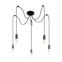 Hängeleuchte 43314* Nagpur - Schwarz/Weiß, Basics, Papier/Metall (14,5/131cm) - Eglo