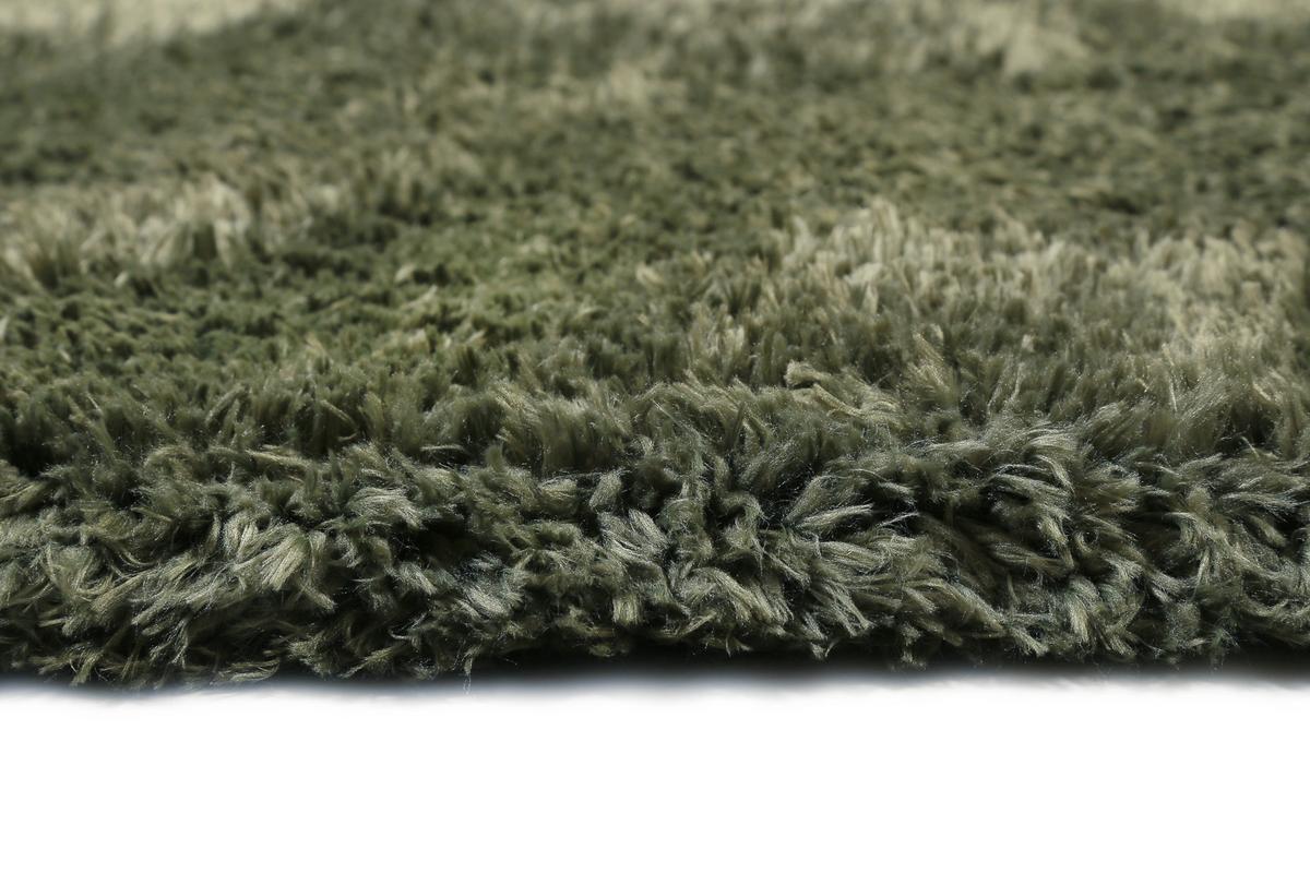 Hochflor Teppich Olivgrün Yogi 200x290 cm - Olivgrün, KONVENTIONELL, Textil (200/290cm) - Esprit