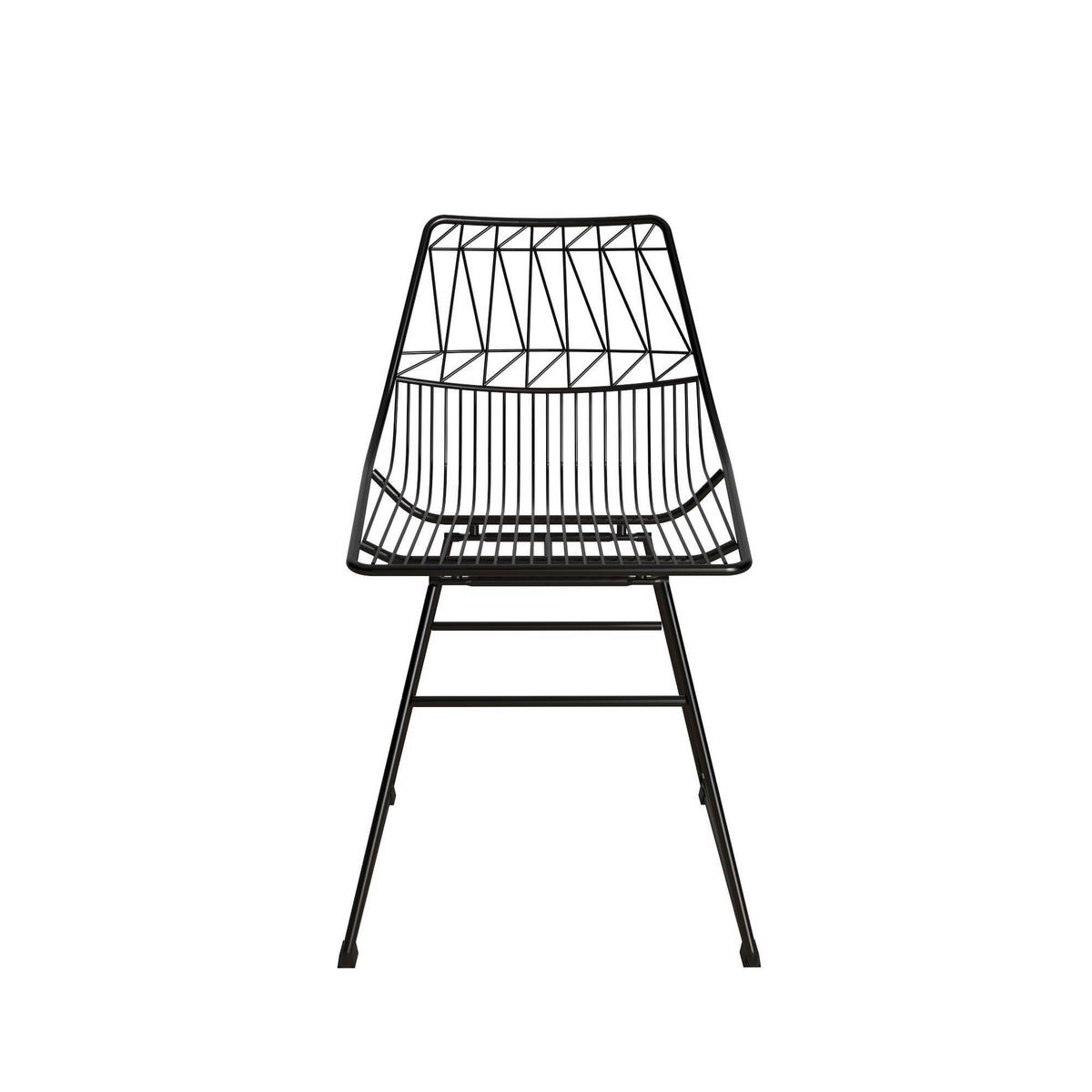 Stuhl Astrid Schwarz B: 55 Cm - Schwarz, Design, Metall (55/79/47cm) - MID.YOU
