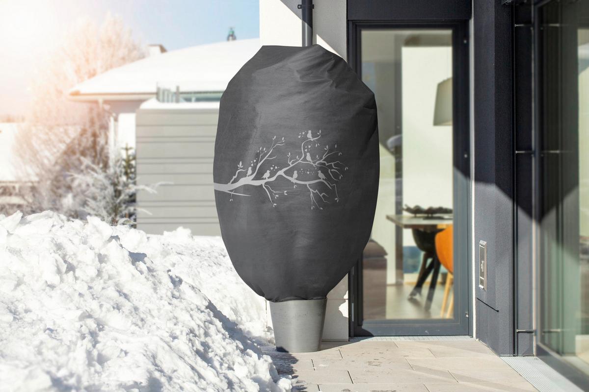 Winterdekohaube Xxl, 140x200x 50 Cm, Witterungsbeständig - Schwarz, Basics, Kunststoff (140/200/50cm) - Windhager
