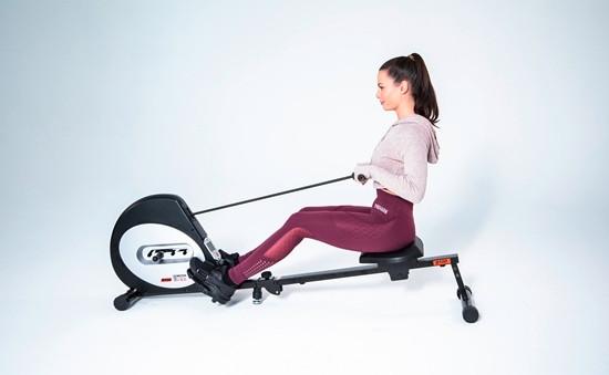 Rudergerät Motive Fitness Mit Lcd-Anzeige - Schwarz, Basics, Metall (173/36/53cm)