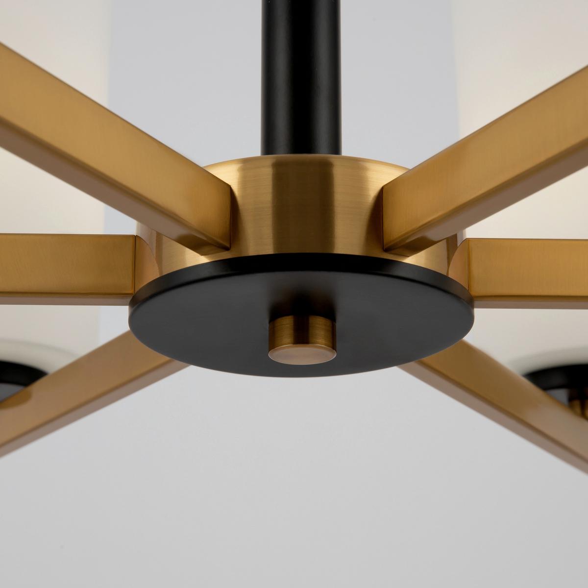 Kronleuchter Fortano - Messingfarben, Trend, Glas/Metall (67/52,4/67cm) - MAYTONI