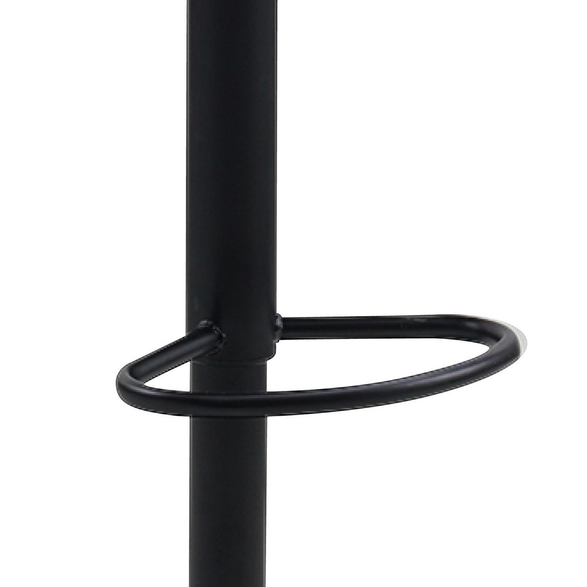 Barhocker-Set Ezra - Anthrazit/Schwarz, LIFESTYLE, Textil/Metall (49/87/43cm) - MID.YOU