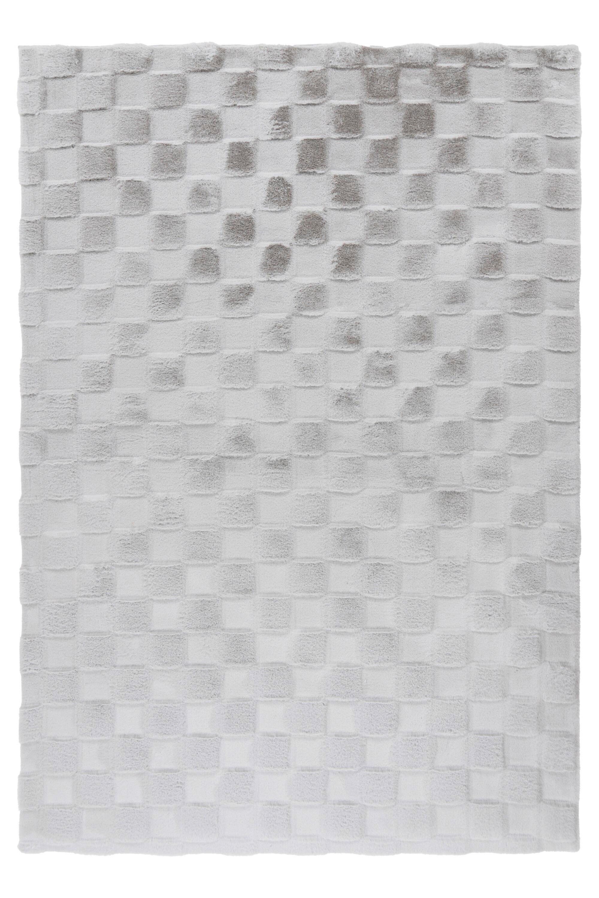 FLACHWEBETEPPICH Silberfarben, strapazierfähig - Silberfarben, Basics, Textil (80/150cm) - Kayoom