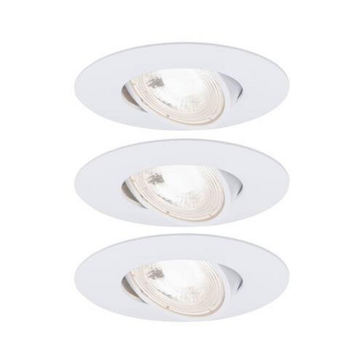 Deckenleuchte Ø 8,2 cm 1-Flammig Rund - Weiß, Basics, Kunststoff (8,2cm) - Paulmann