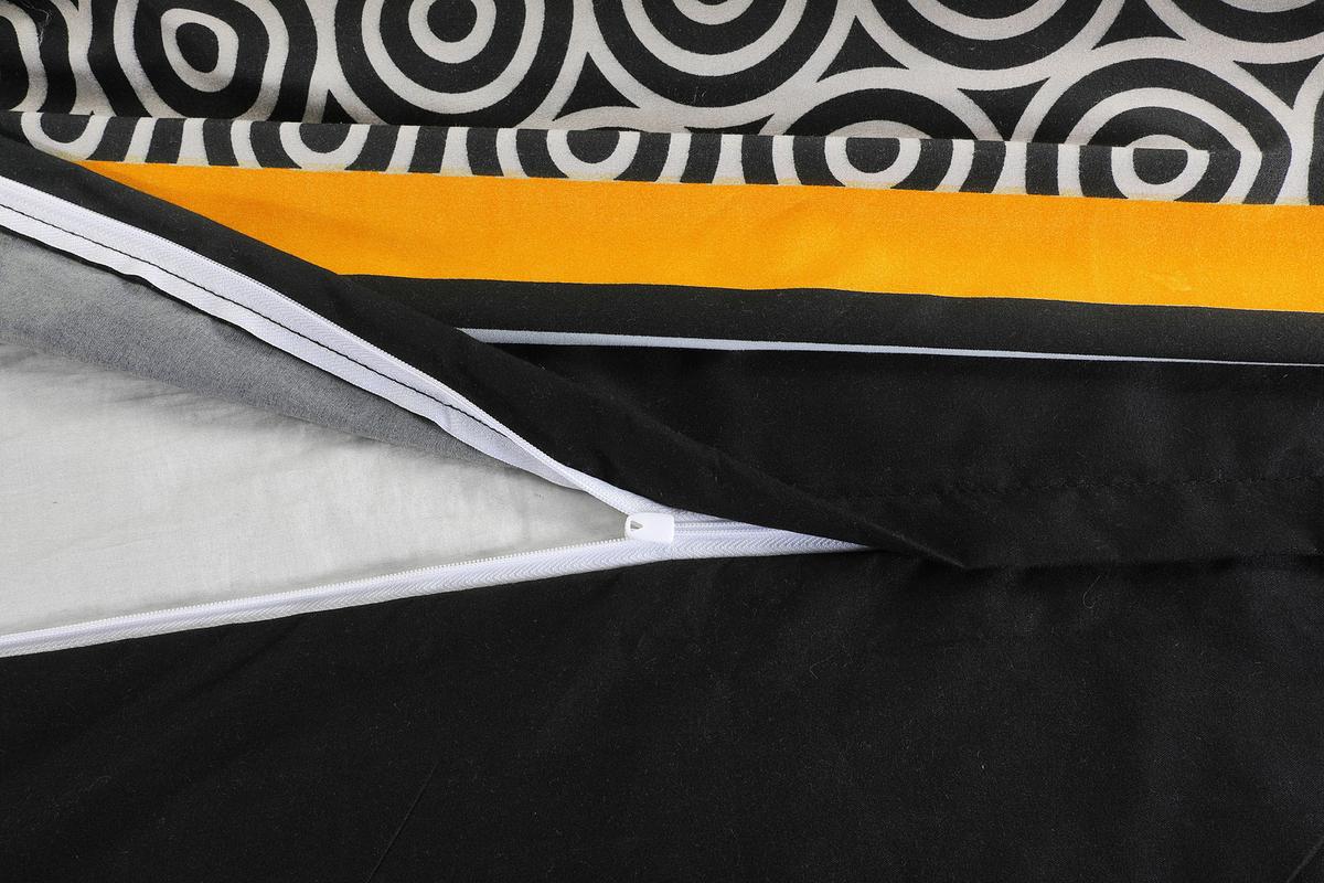 Bettwäsche Hemma - Graublau/Hellgrau, MODERN, Textil (140/200cm) - Luca Bessoni