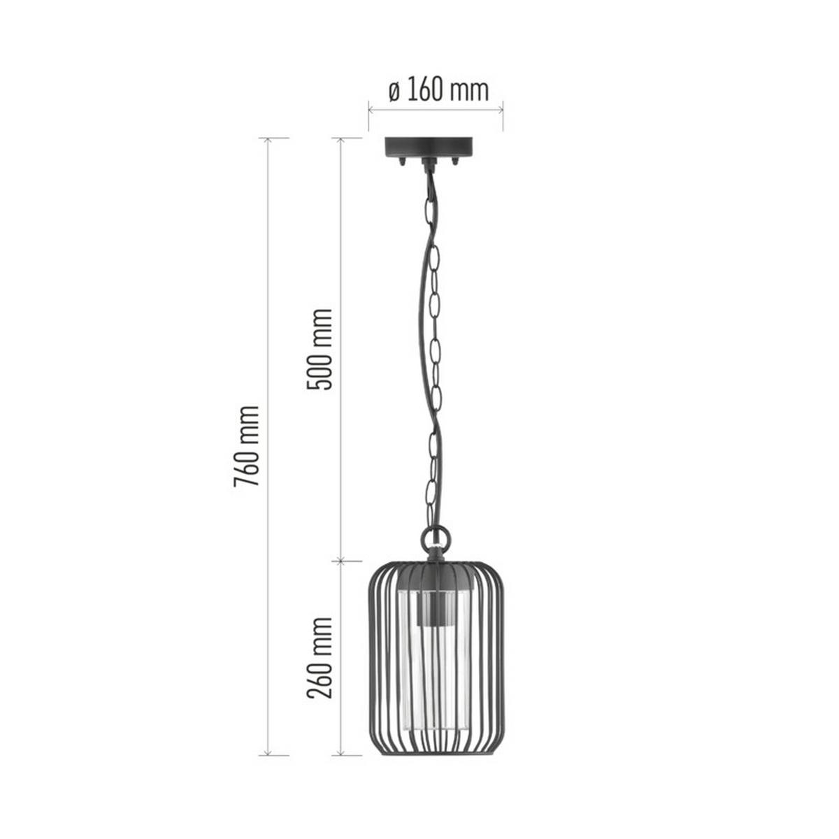 VONKAJŠIE LED SVIETIDLO SALVIA - čierna, Modern, kov/plast