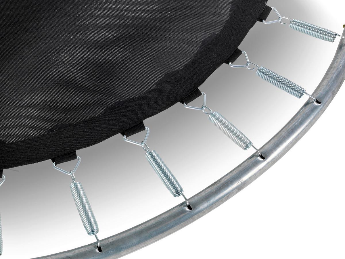 Trampolin Ø 427 cm Mit Sicherheitsnetz Exit Silhouete - Schwarz, KONVENTIONELL, Kunststoff/Metall (427/203cm) - EXIT Toys